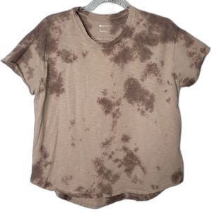 ZELLA Rose Tie Dye Short Sleeve T Shirt Womens Size Small